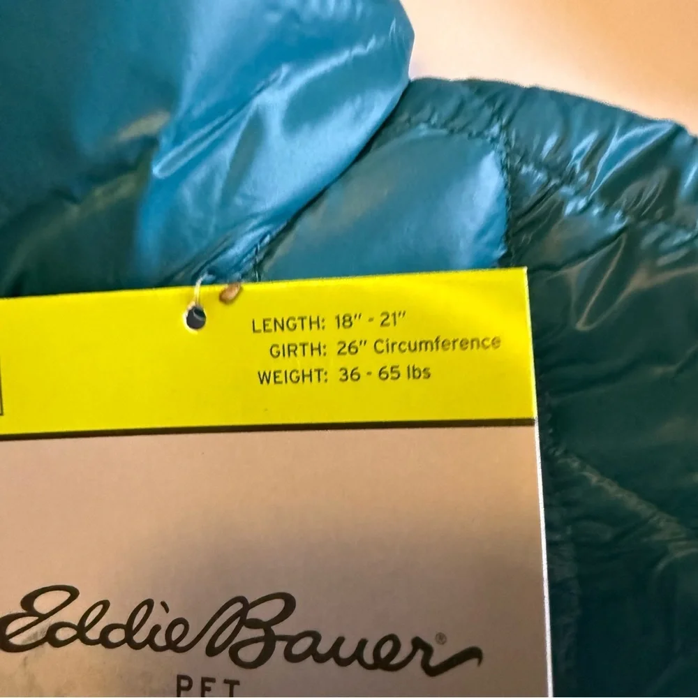 Eddie Bauer Blue Quilted Jacket- reversible